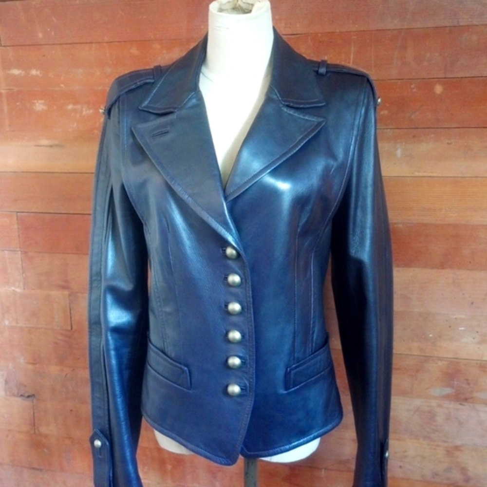 Yves Saint Laurent vintage leather jacket